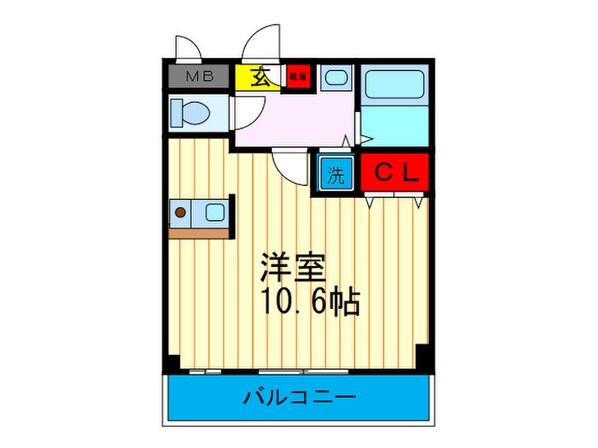 アロマ－ジュ渚の物件間取画像